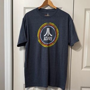 Vintage Men's Blue Atari T-Shirt